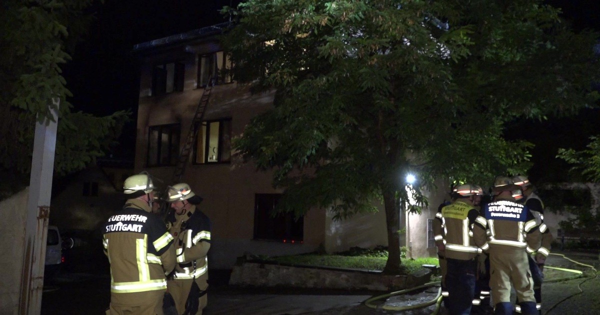 Apartment fire in Stuttgart-Feuerbach - | five injured in night-time fire ...