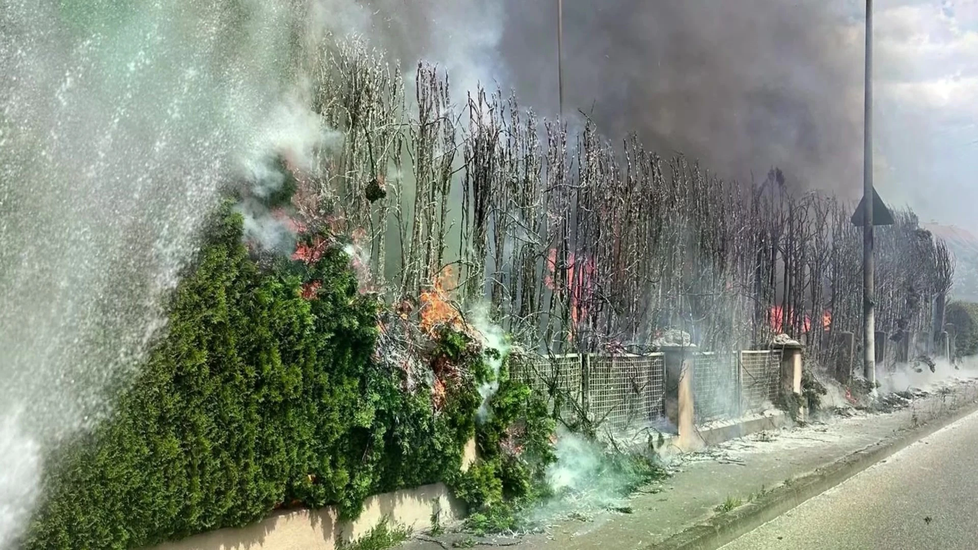 Gemtlicher Grill-Nachmittag endet als Grobrand  ein Mann schwer verletzt