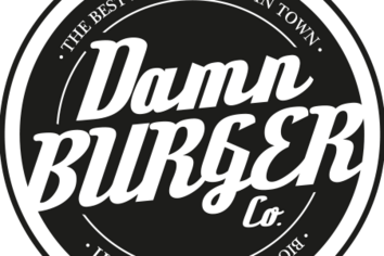 Damn burger logo